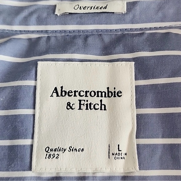 Oversized women’s Abercrombie & fitch button down - Picture 4 of 5